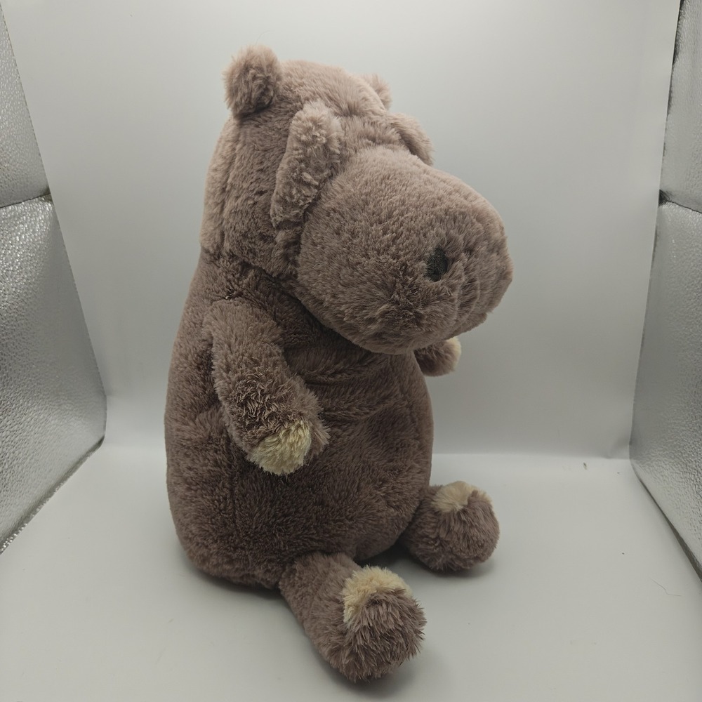 Jellycat London Myrtle Hippopotamus Hippo 14" Plush Stuffed Animal RETIRED D42